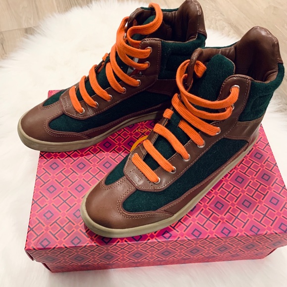 Tory Burch High Top Sneaker - Picture 3 of 6